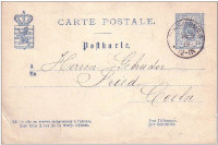 Rätselhafte Postkarte 1879 200px